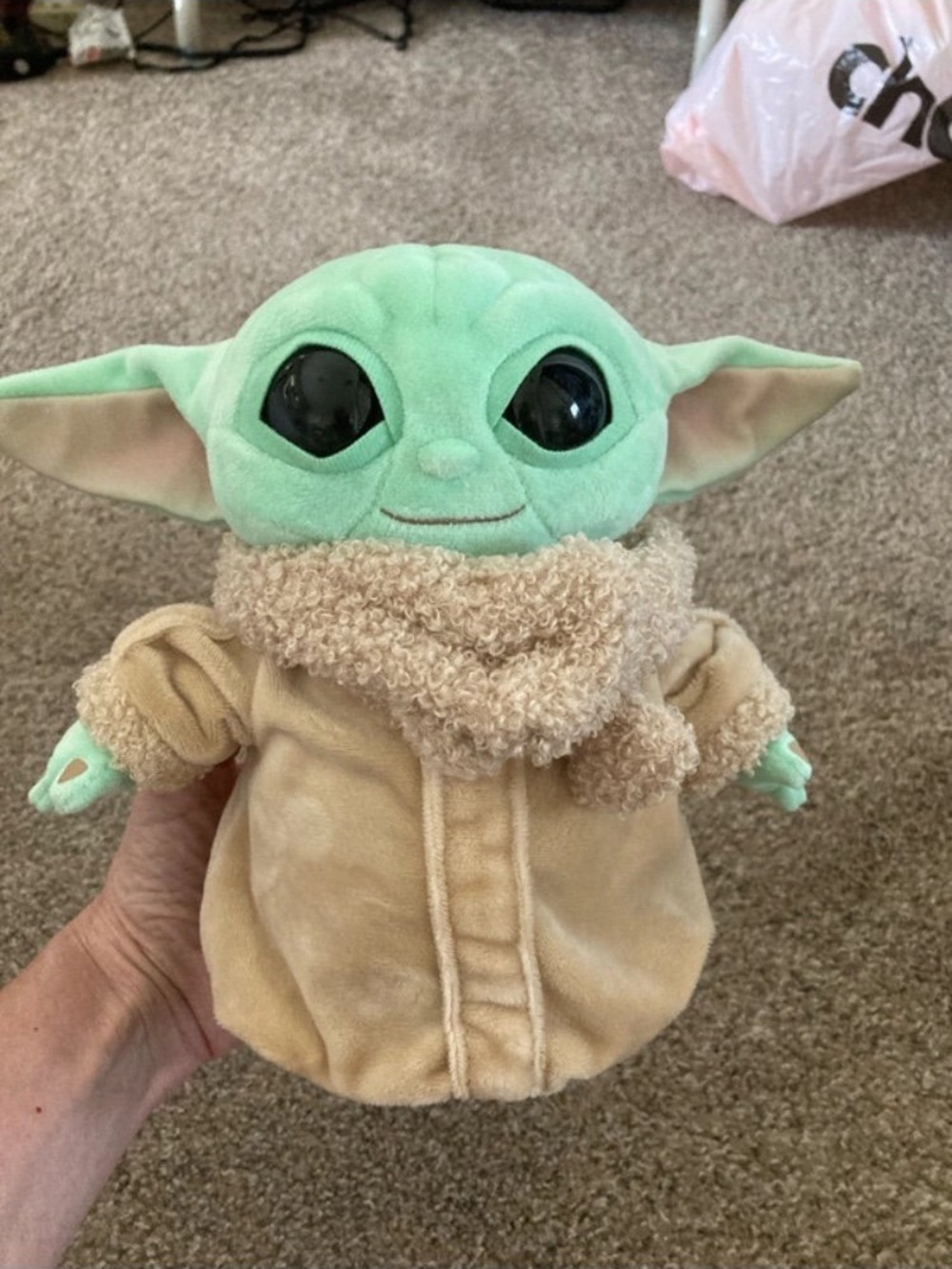 Star Wars Grogu Plush in Green with Tan Coat